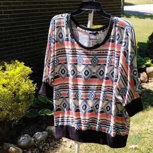 Eye Candy 3/4 Sleeve Top